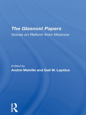 cover image of The Glasnost Papers